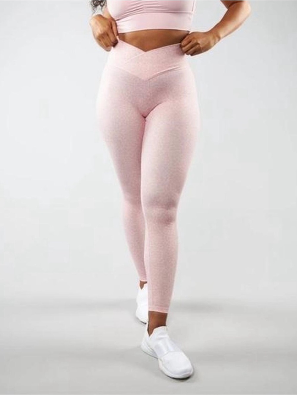 BuffBunny Siren Leggings in Eden Print Pink